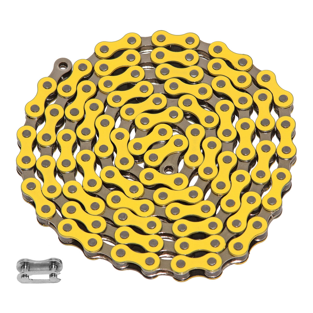YBN Chain 1/2x1/8x112 1/Speed Yellow/Chrome.